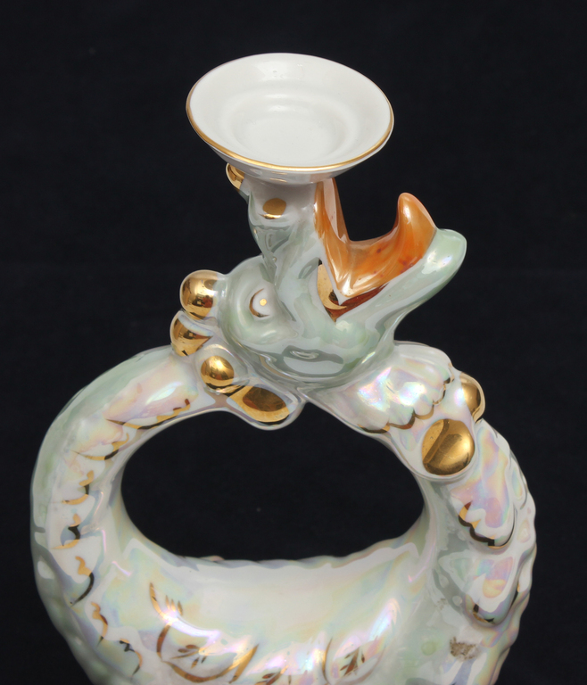 Porcelain candlestick 