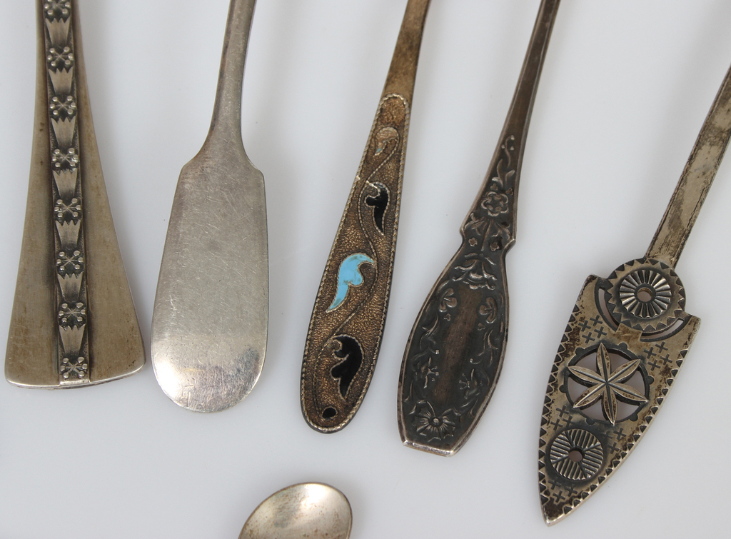 Various silver cutlery (11 pcs)