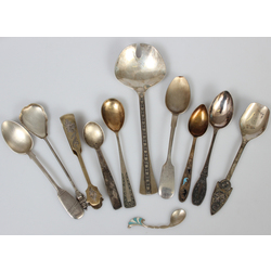 Various silver cutlery (11 pcs)