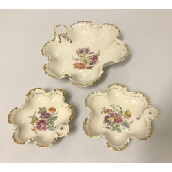 Porcelain jam dishes 3 pcs.