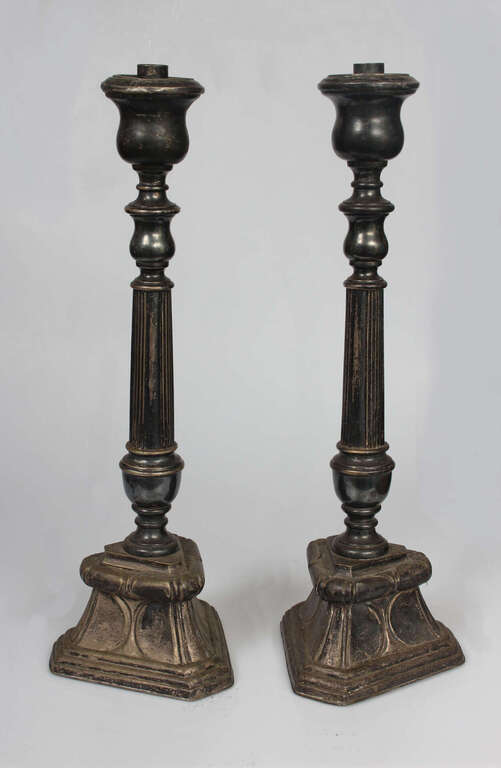 Brass candlesticks 2 pcs.