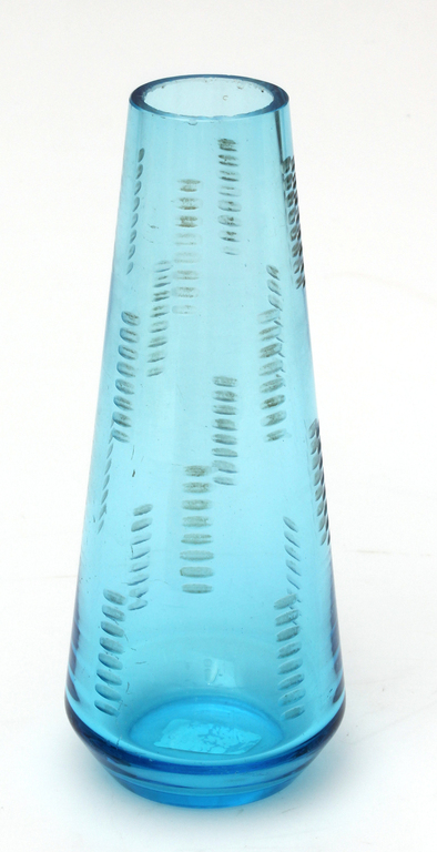 Glass vase from Ilguciems glass factory