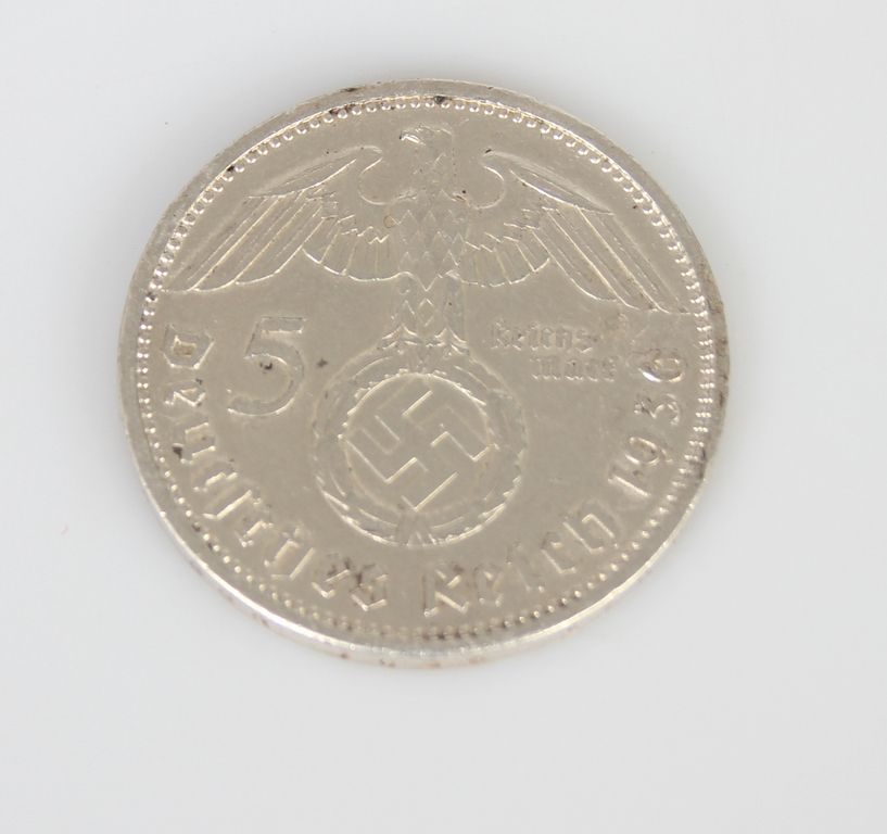 5 reich marks 1936