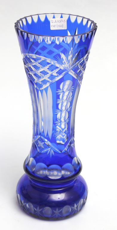 Ilguciems crystal glass vase