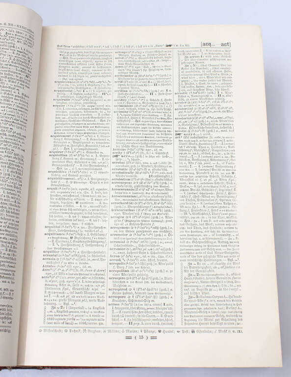Muret Sanders Enzyklopädisches Wörterbuch