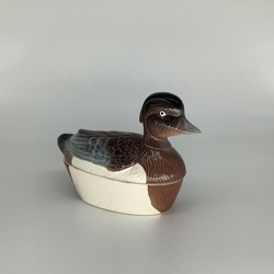 Pate bowl “Duck“, Michel Caugant, 1950, author's work