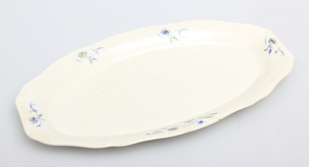 Faience serving plate