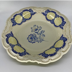 Waldersdorf , Large hand-painted dish. Late 19th century