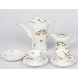 Porcelain tea service for 2 persons