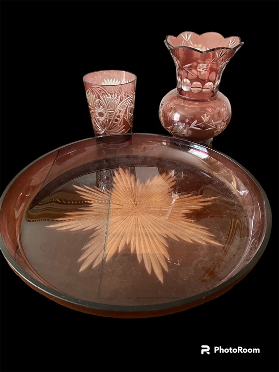 IĞGUCIEMA glass set of three items