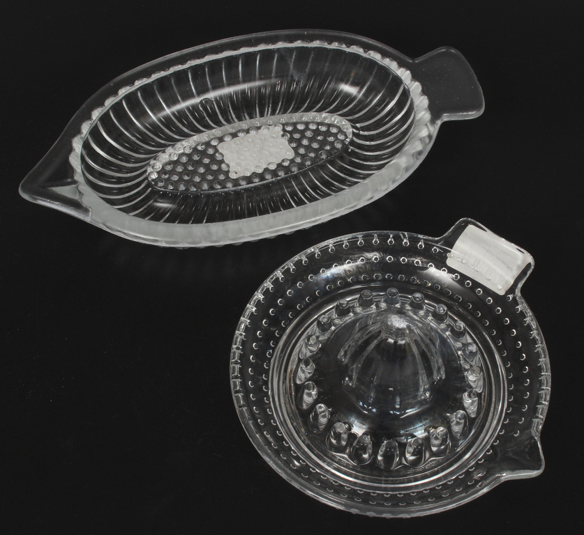 Glass juicer and glass grater