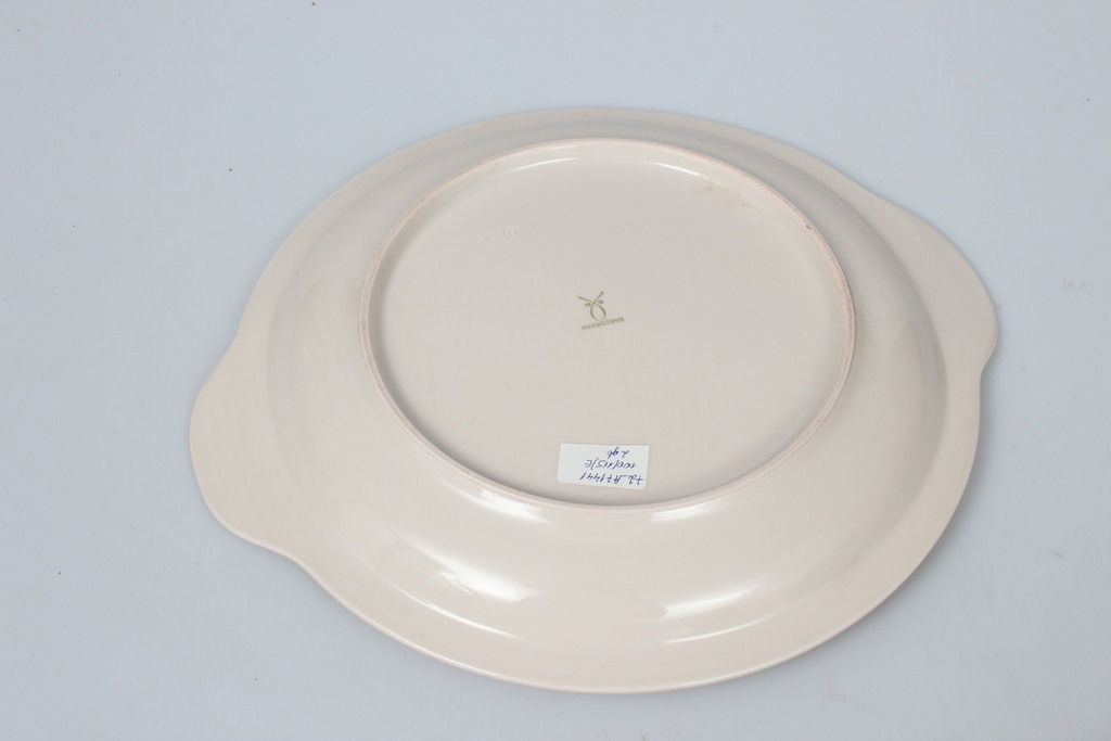 Porcelain serving plate and small plate (2 pcs.)