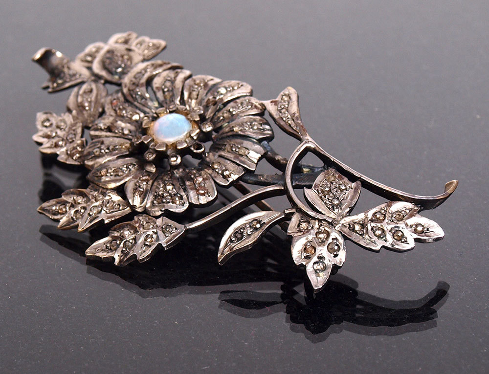 Silver brooch