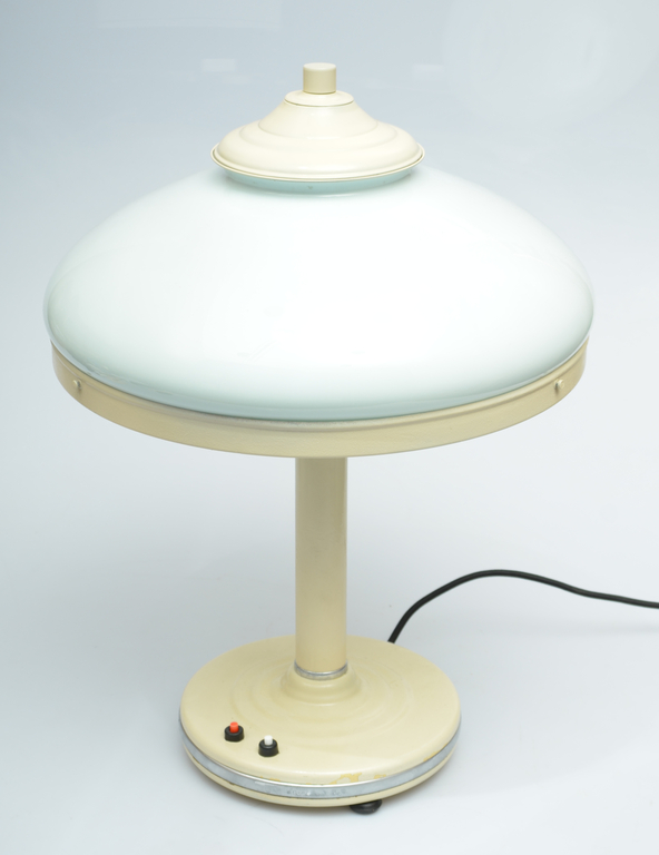 Vintage lamp with a glass dome