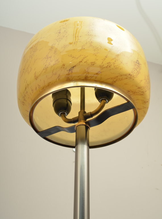 Art deco floor lamp and table lamp