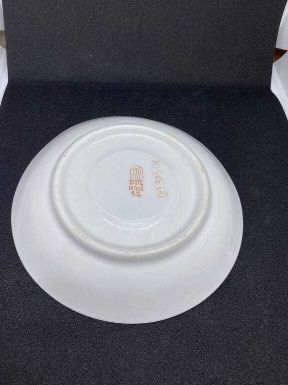 RPR porcelain cup with saucer from set 