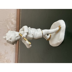 porcelain figurine boy with flute, METZLER&Orlloff, Germany