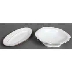 Kuznetsov porcelain serving dishes (2 pcs)