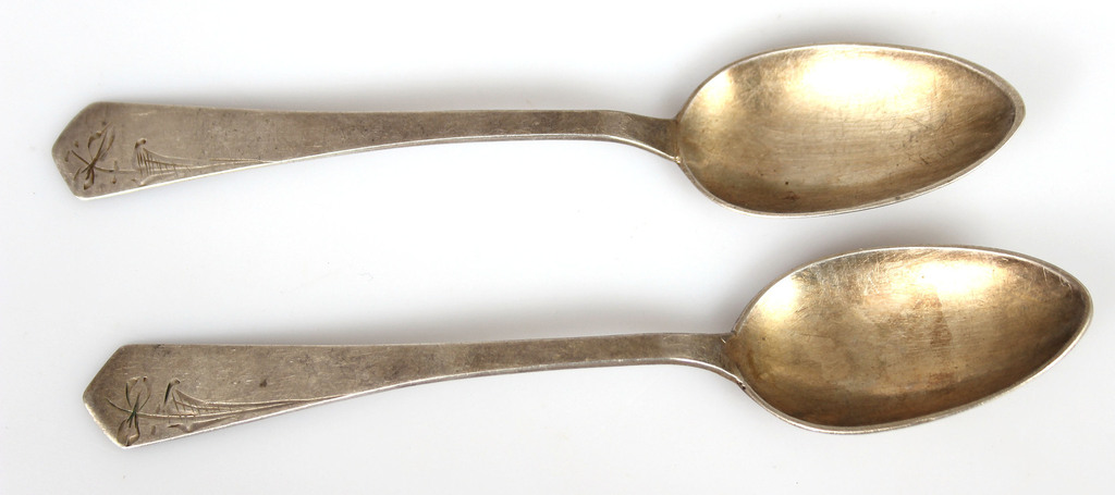 Silver teaspoons 5 pcs.