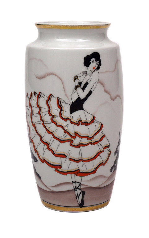 Porcelāna vāze „Flamenko dejotāja”