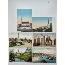 Six postcards of Tallinn