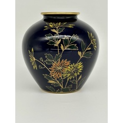 Kobolt vase Rosenthal. Hand painted, 40s