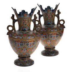 Пара керамических вазов