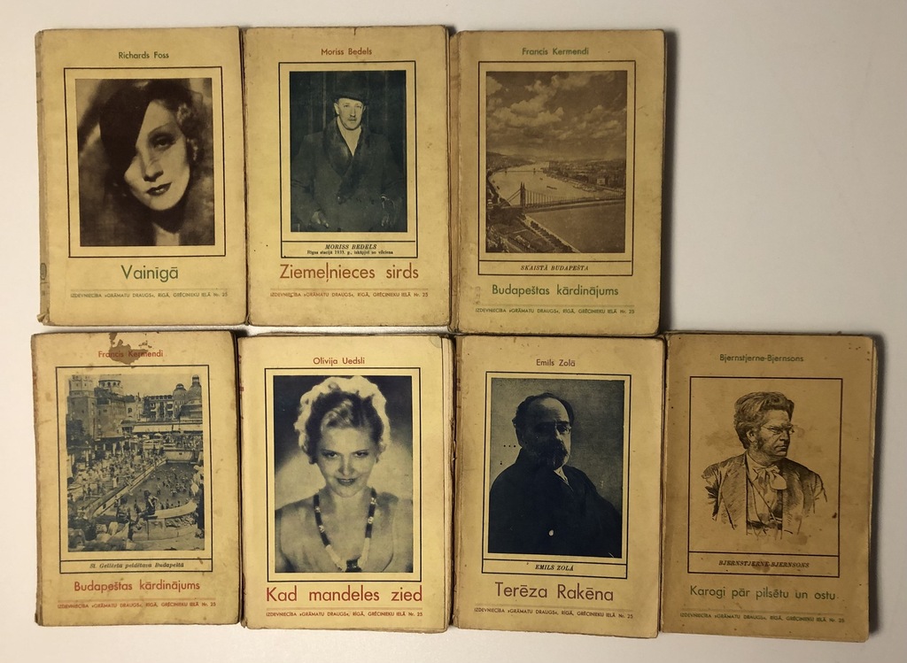 Семь книг в мягкой обложке издательства «Друг книги».