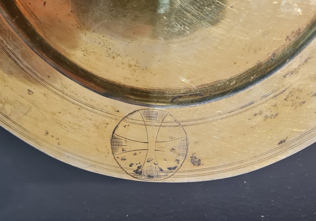 Sudraba šķīvis, 1771 gads, 129gr