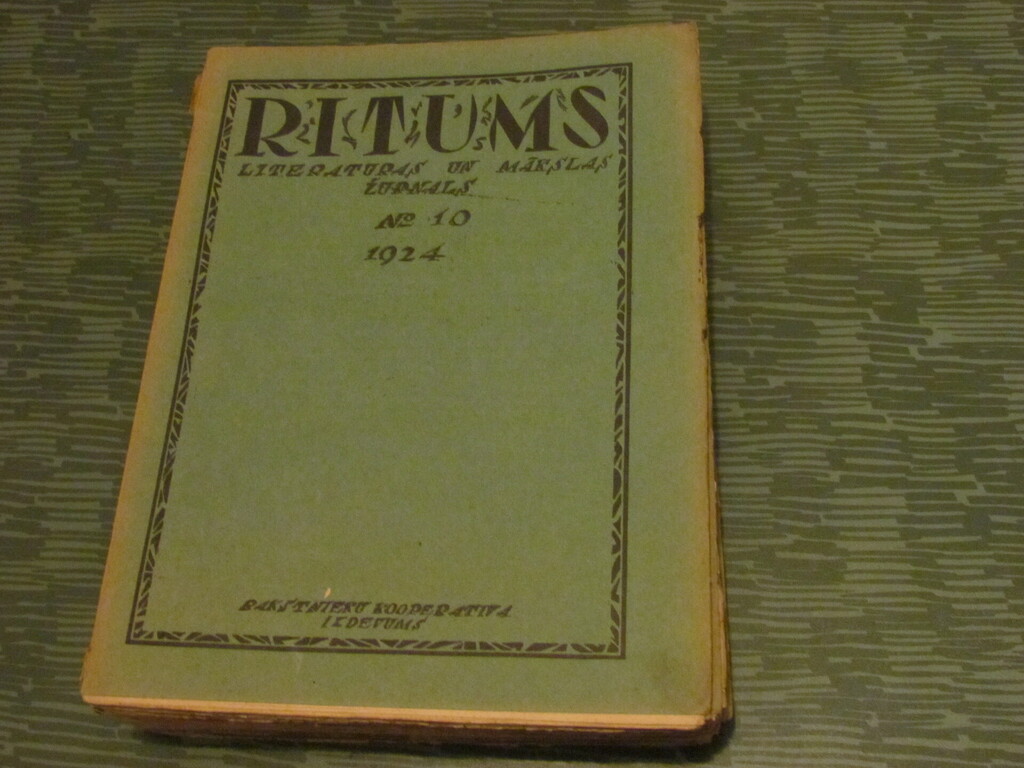 Žurnāls Ritums 1924. gads