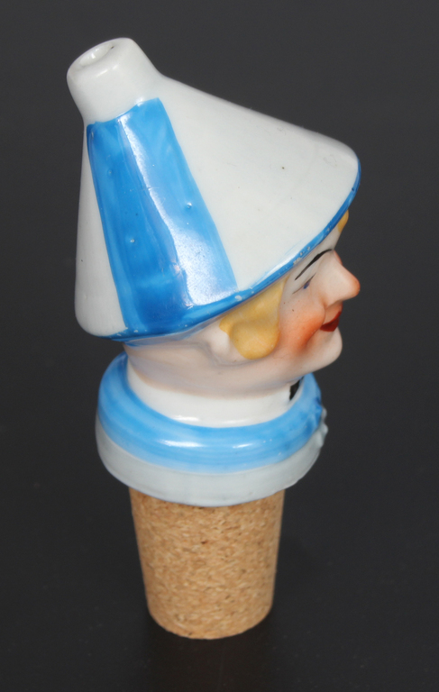 Porcelāna korķis 'Ar balti zilu cepuri''