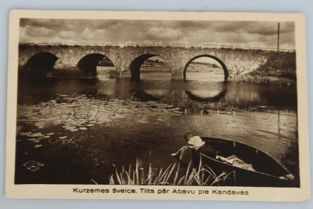 Poster ''Kurzemes šveice.Tilts pār Abavu pie Kandavas''