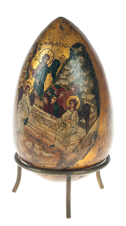 Православная деревянная яйцо