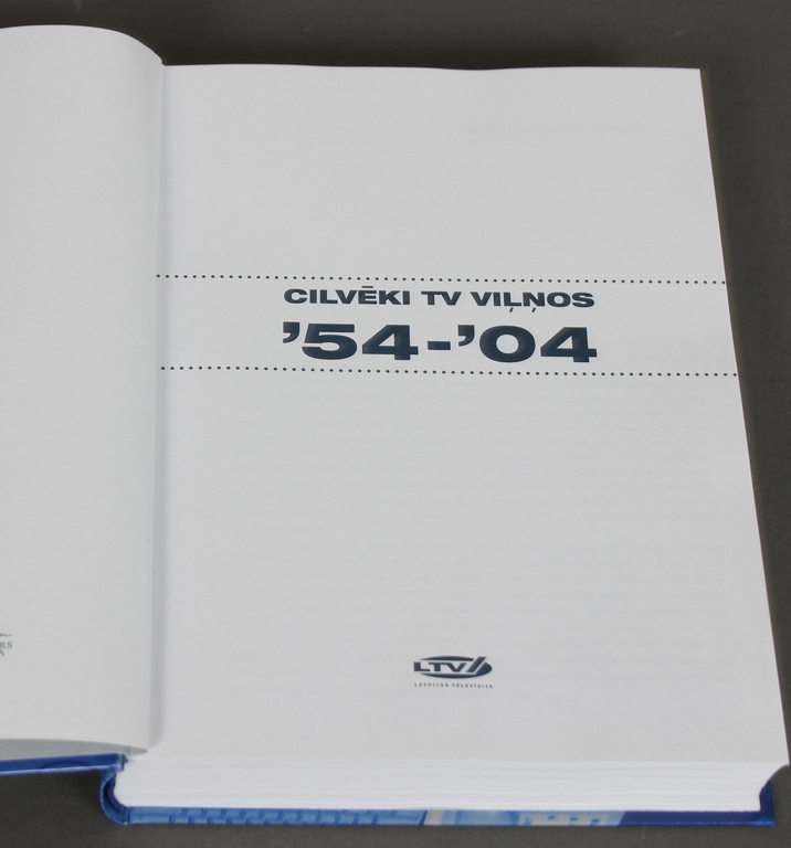 The book ''Cilvēki TV viļņos '54-'04''