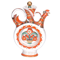 Porcelain decanter with sound effect
