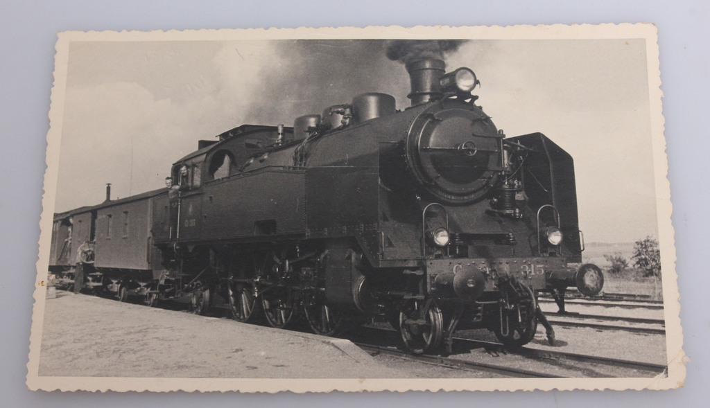 Postcard Train Locomotive