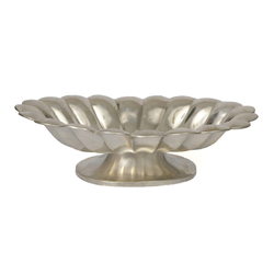 Silver fruit bowl