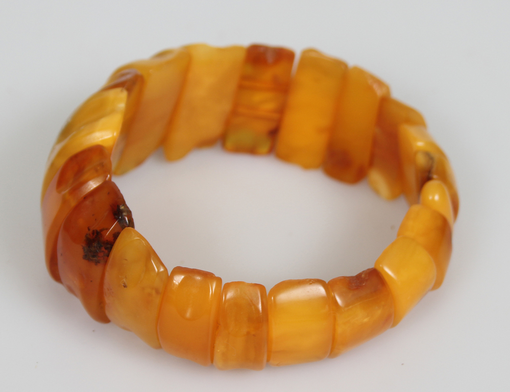 Natural amber bracelet