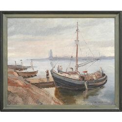 Boats on the seashore