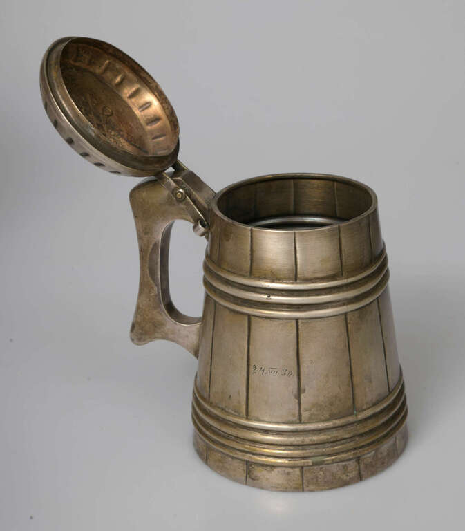 Silver beer cup