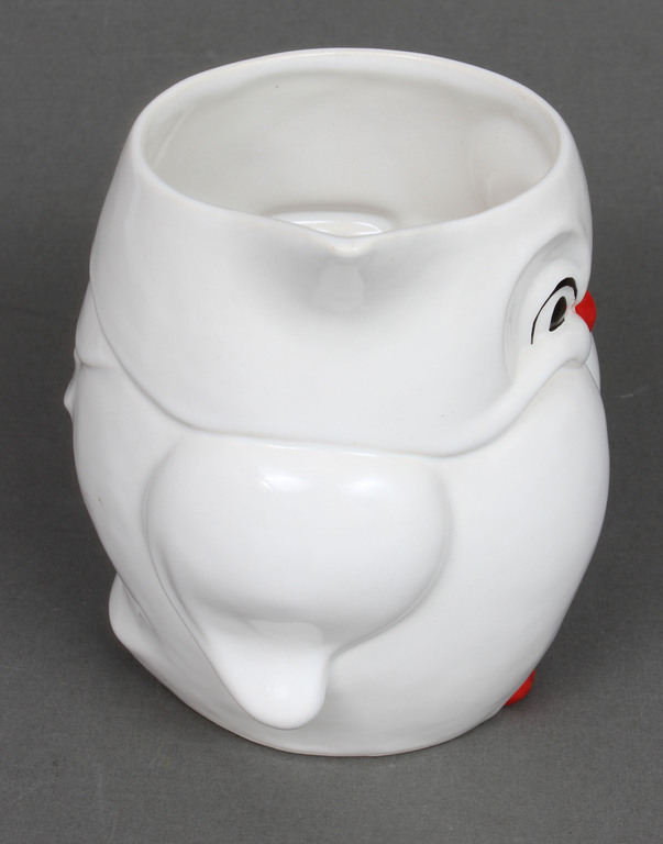 Faience milk jug