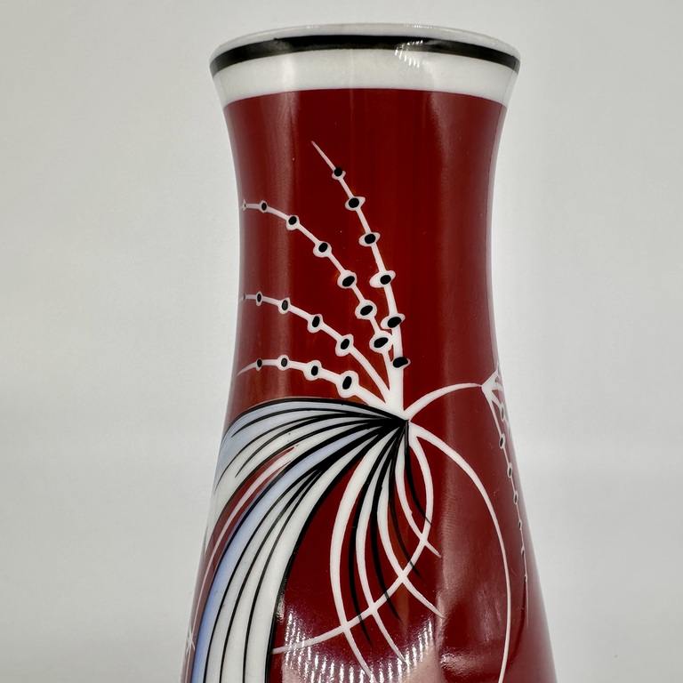 Rudolstadt vase, hand painted, Art Deco, 20s of the last century. Excellent preservation