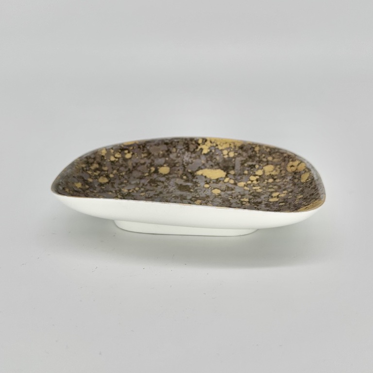 Rosenthal, plate for rings and jewelry on the dressing table. Gold leaf and hand painted