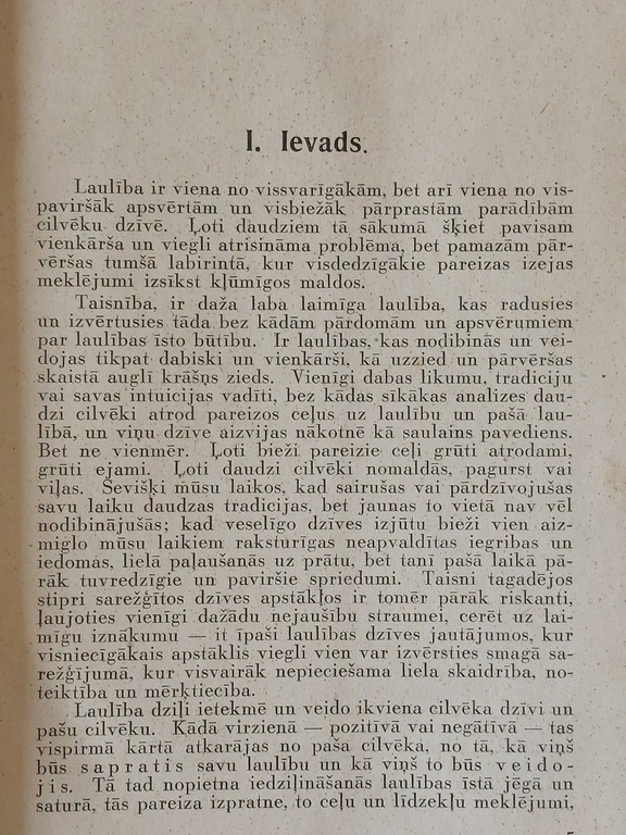 Longins Ausēs BOOK ON MARRIAGE. Problems of a happy married life in 1940 Riga