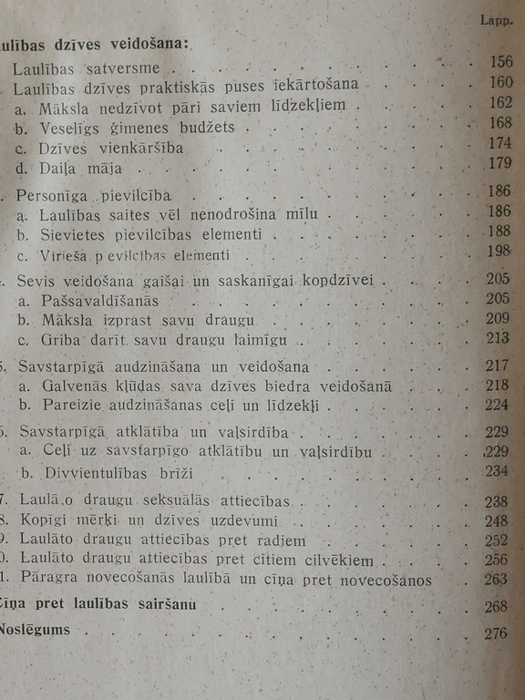 Longins Ausēs BOOK ON MARRIAGE. Problems of a happy married life in 1940 Riga