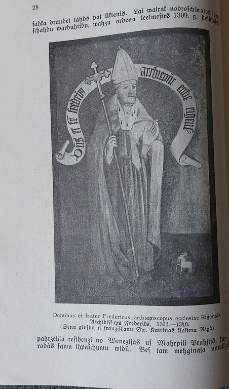 1- Riga archives, rulers of ancient Vidzeme, Riga, 1928. 2 - Saint Albert, Bishop of Riga. Riga 1929