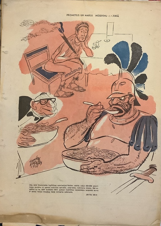 Žurnāls Dadzis, 1957. gada marts