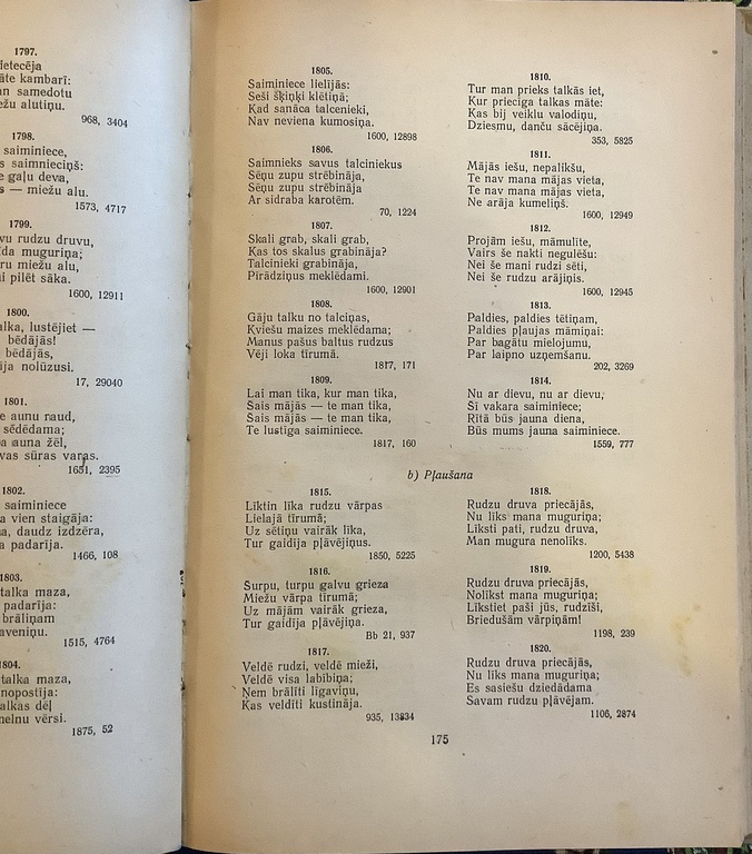 5430 латышских народных песен.1955 год.Издательство Академии наук ЛССР