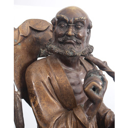 Bronze figure of Bodhidharma