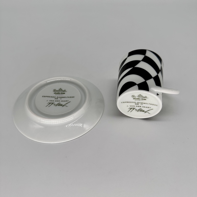 Rosenthal. Espresso cup, 2 pieces. Constructivism. Second half of the 20th century